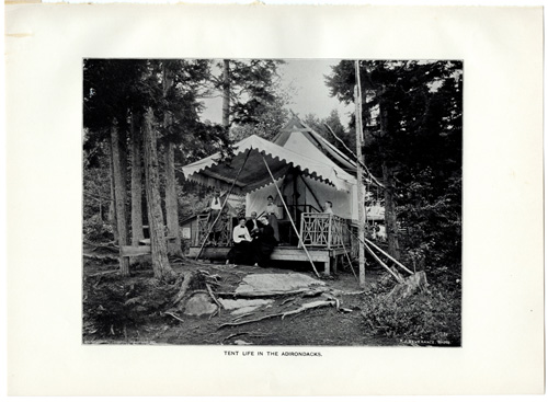 TENT LIFE IN THE ADIRONDACKS